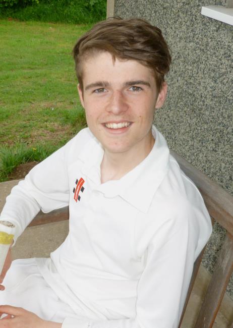 Callum James - 32 runs from 13 balls for Hook Callum James - 32 runs from 13 balls for Hook